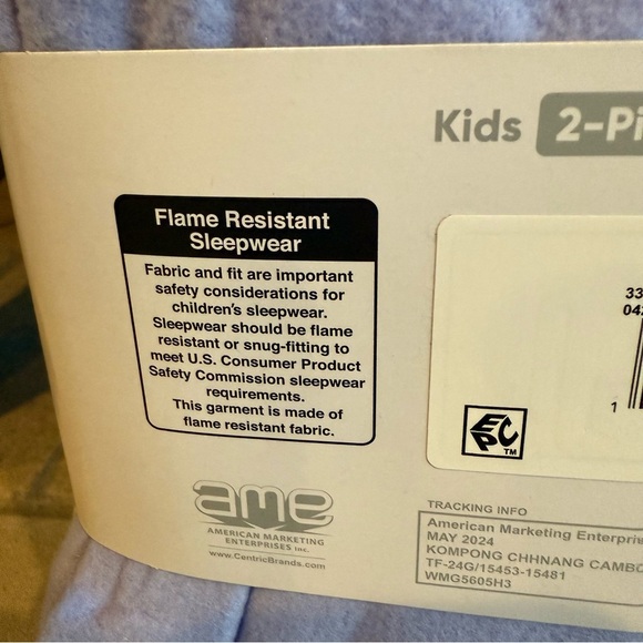 NWT Disney Stitch Pink and Purple Pajama Set size XS 4/5 - Picture 5 of 5